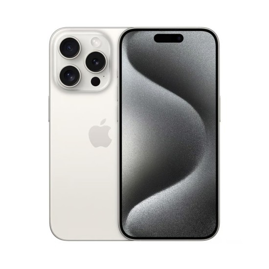 Apple iPhone 15 Pro 128GB Recondicionado Grau A+ 6,1" Titânio Branco